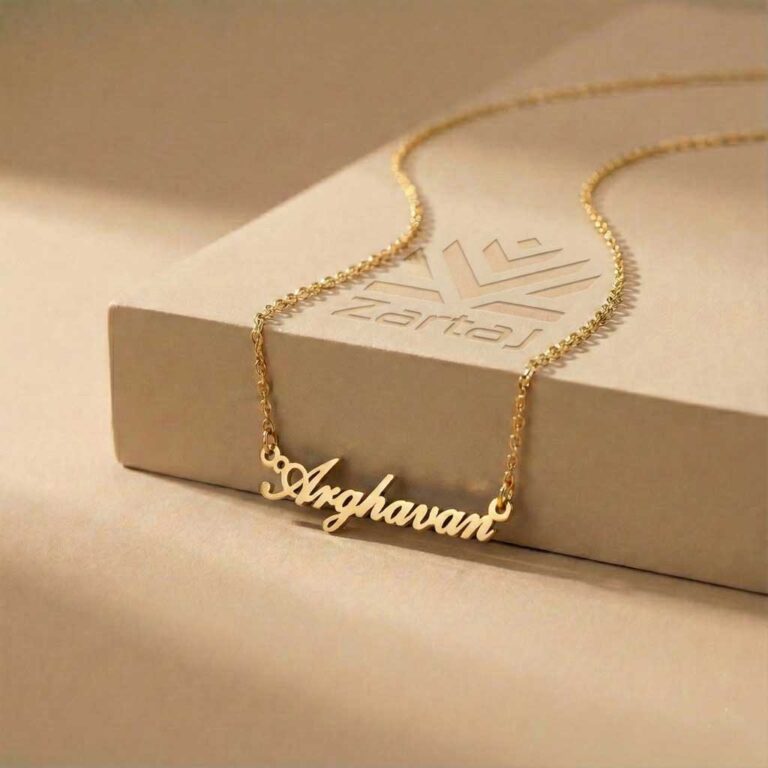 گردنبند اسم پلاک ارغوان Arghavan